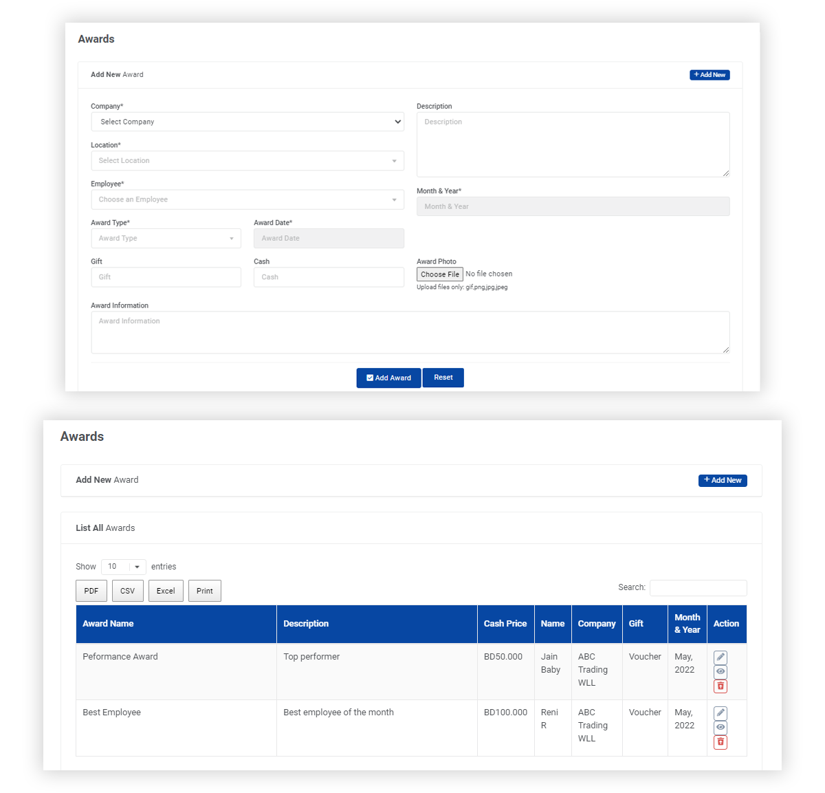 Core HR Payroll UAE