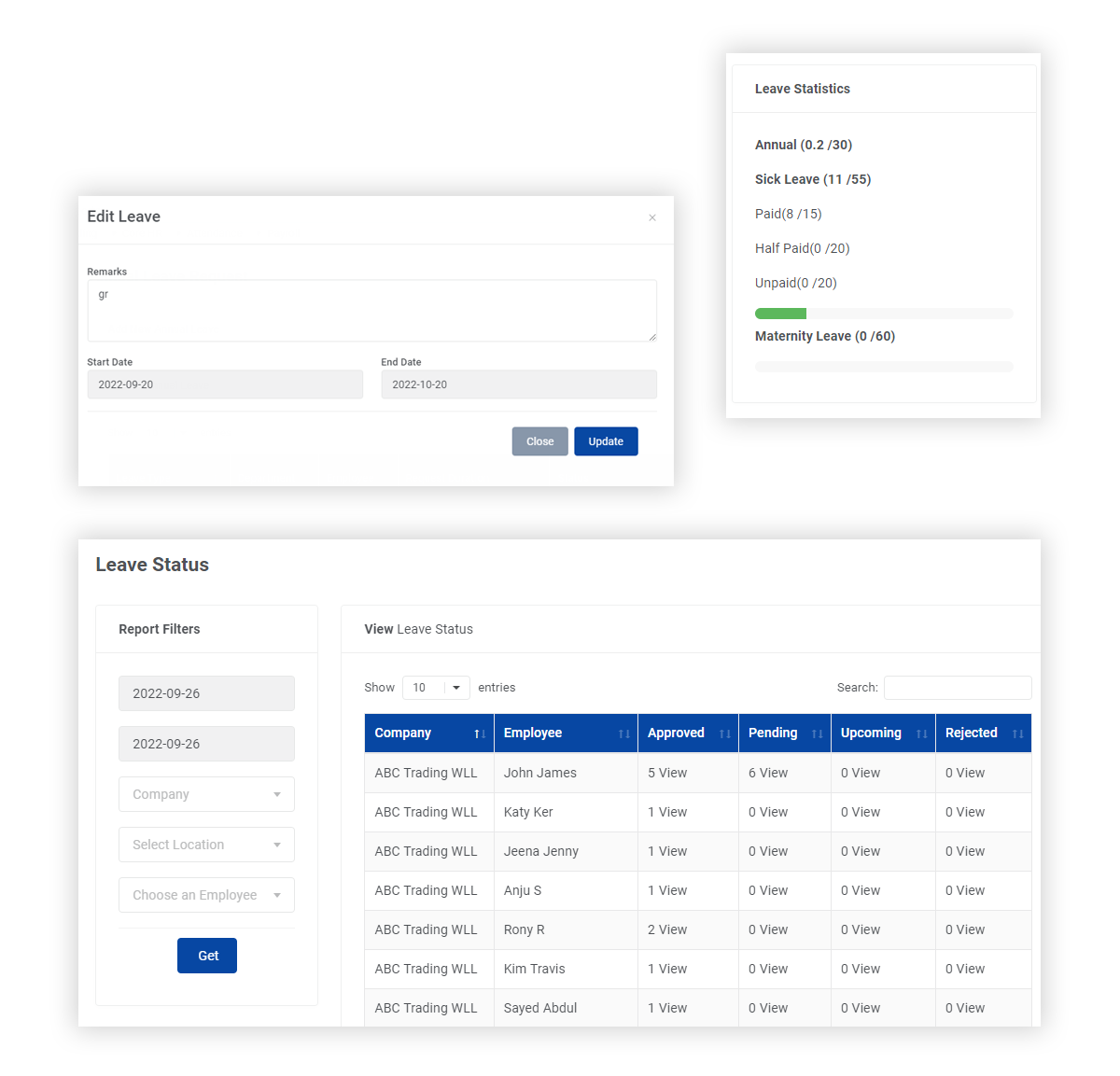 Leave Tracking Software In Bahrain