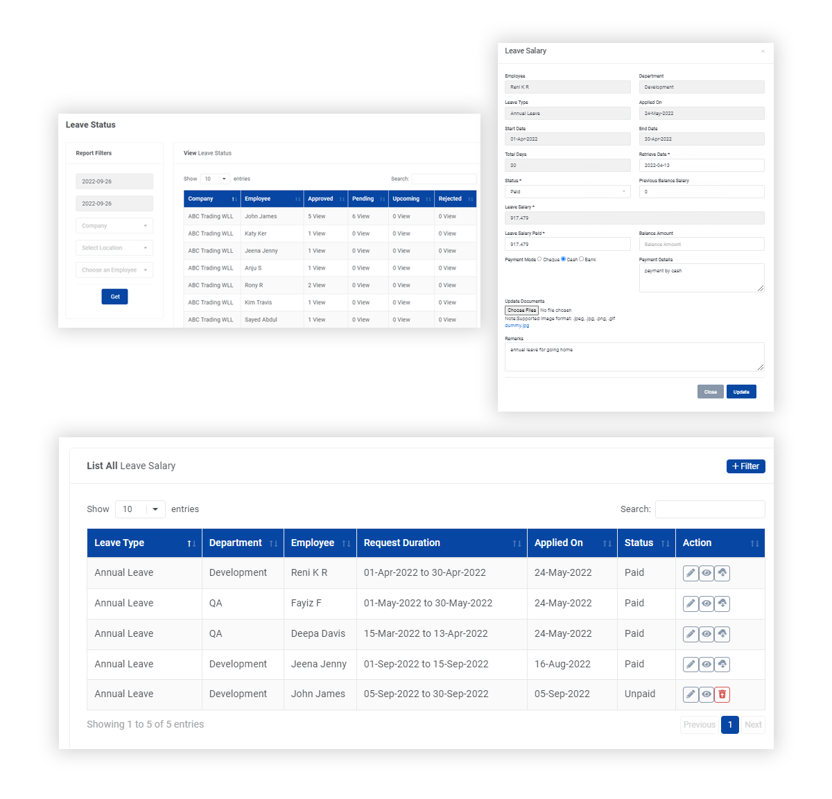 Leave Tracking Software