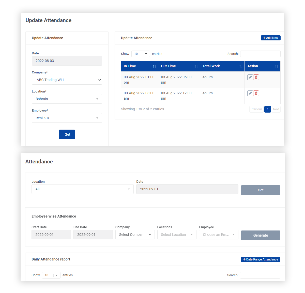 Employee Attendance Tracking Software in Bahrain